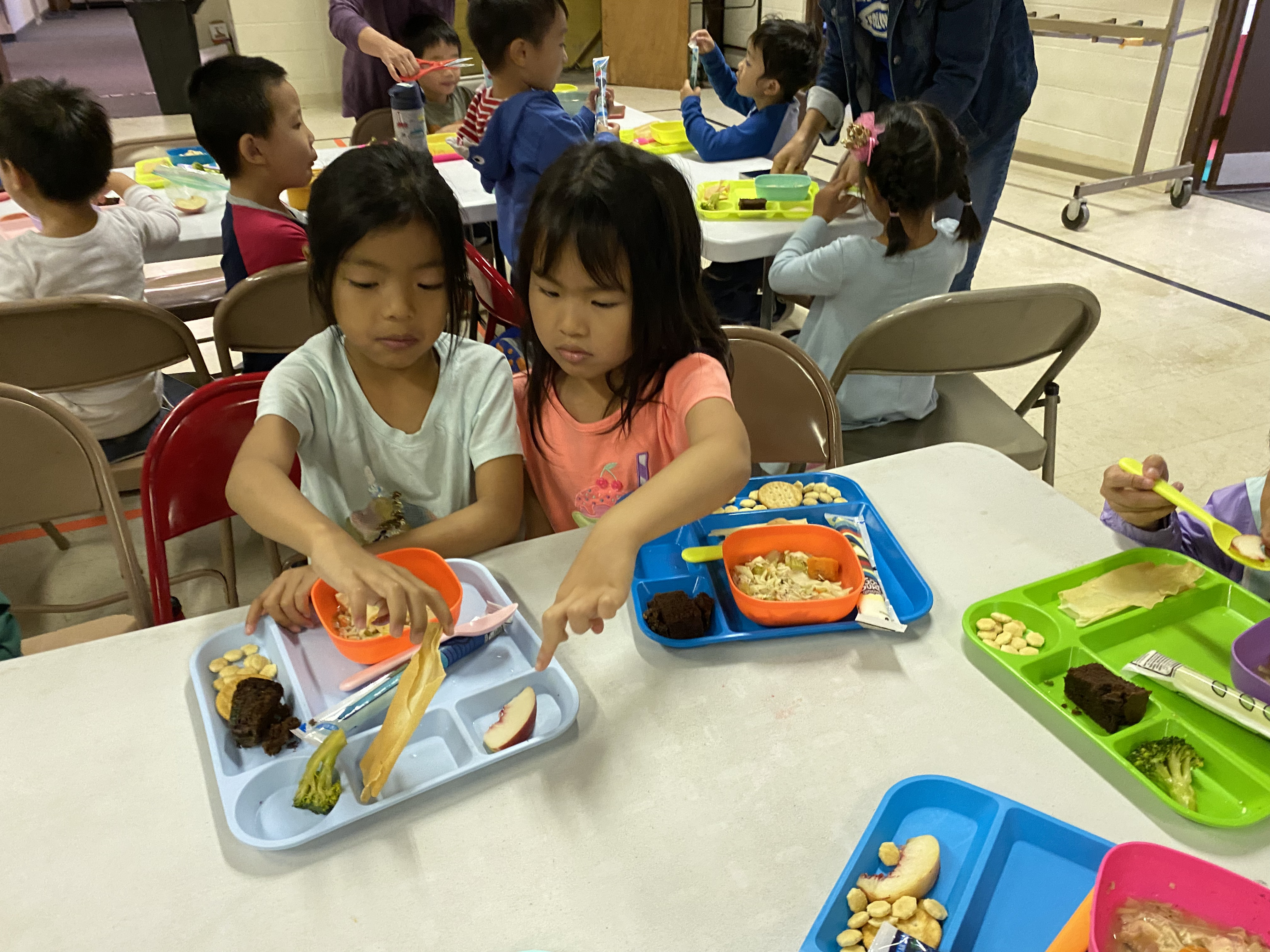 lunch serving